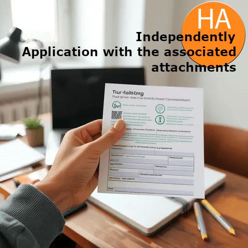 HA (Main Application for Citizen’s Income) (self-employed) Set - Application with related attachments